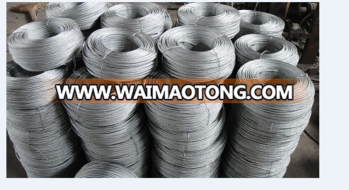 Steel Rope 6X7 with Fibre Core and Steel Core for Hot Sale