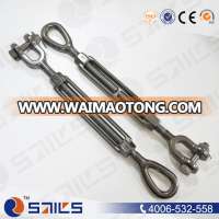 sst316 us type eye and jaw small stainless steel wire rope turnbuckle